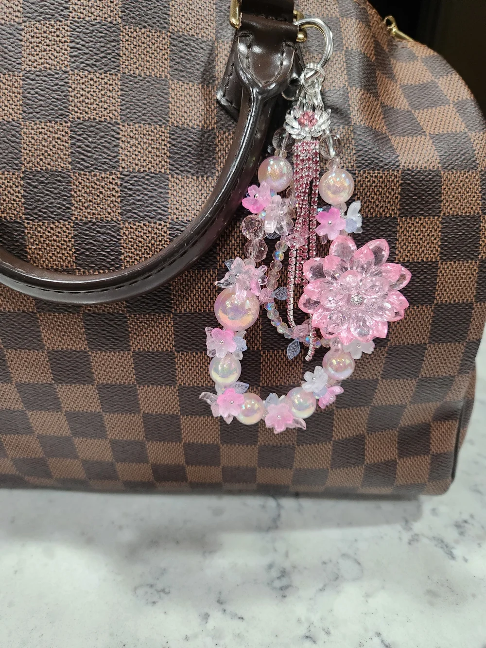 Pink Lotus Keychain - Picture 5 of 5